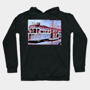 Blue Tram Hoodie